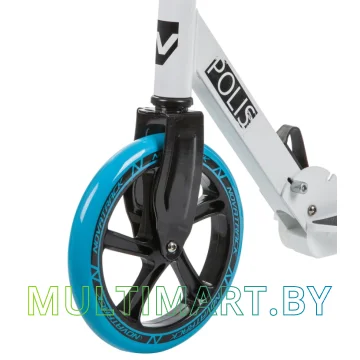 Самокат Novatrack Polis Plastic 230P.POLIS.BL9 (белый/синий, 2019) картинка 4